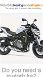 Mobile Screenshot of motorbikeleasingmadesimple.com