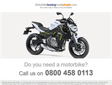 Tablet Screenshot of motorbikeleasingmadesimple.com